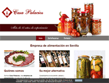 Tablet Screenshot of casapalacios.com